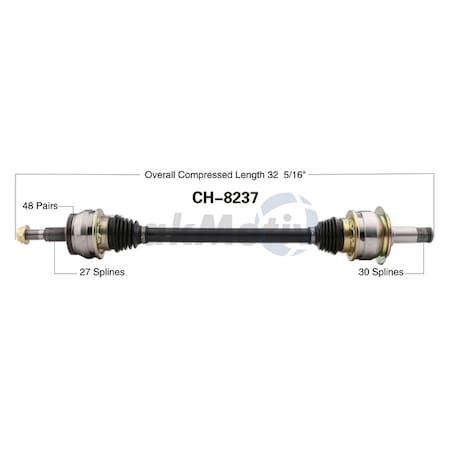 Surtrack Axle Cv Axle Shaft, Ch-8237 CH-8237
